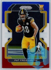 2021 Panini Prizm Pat Freiermuth #362 Red White Blue RC Rookie Steelers